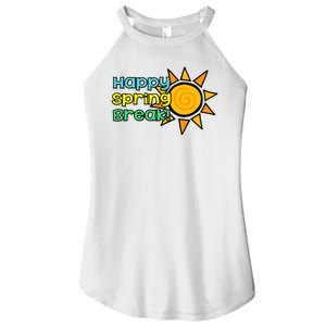 Happy Spring Break Sun Women's Perfect Tri Rocker Tank