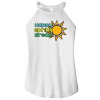 Happy Spring Break Sun Women's Perfect Tri Rocker Tank