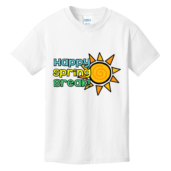 Happy Spring Break Sun Kids T-Shirt