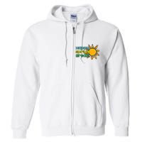 Happy Spring Break Sun Full Zip Hoodie