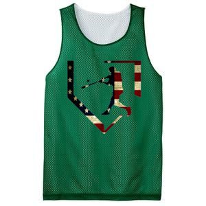 High School Baseball Season College Ball Player Usa Flag Mesh Reversible Basketball Jersey Tank