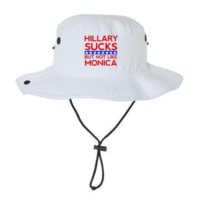 Hillary Sucks But Not Like Monica Funny Election Bucket Hat