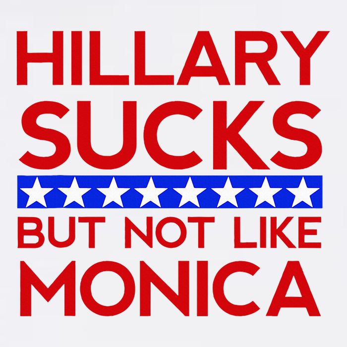 Hillary Sucks But Not Like Monica Funny Election Visor