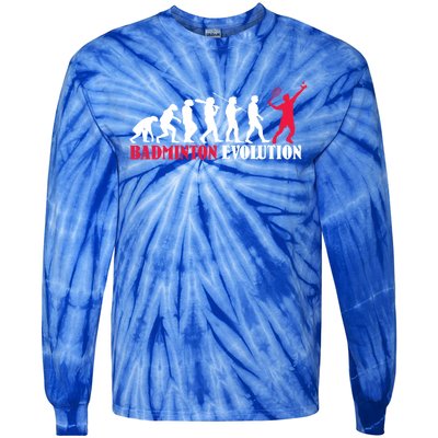 Hobby Shuttlecock Badminton Play Sport Design Badminton Gift Tie-Dye Long Sleeve Shirt