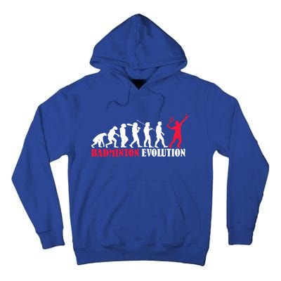 Hobby Shuttlecock Badminton Play Sport Design Badminton Gift Tall Hoodie