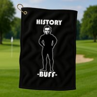 History Buff Abraham Lincoln Golf Towel