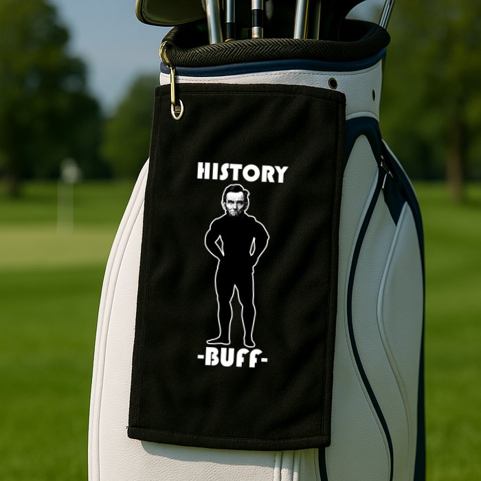History Buff Abraham Lincoln Golf Towel