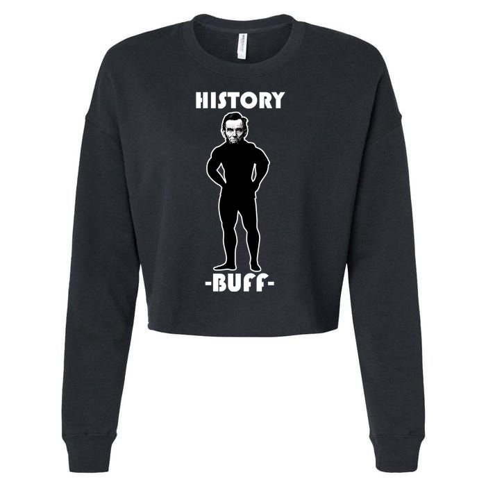 History Buff Abraham Lincoln Cropped Pullover Crew