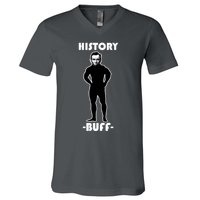 History Buff Abraham Lincoln V-Neck T-Shirt