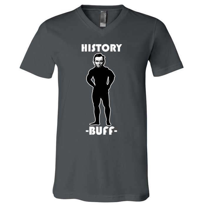 History Buff Abraham Lincoln V-Neck T-Shirt