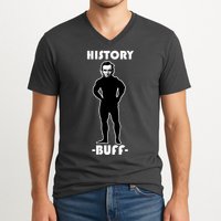 History Buff Abraham Lincoln V-Neck T-Shirt