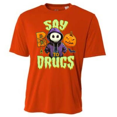 Halloween Say Boo To Drugs Cooling Performance Crew T-Shirt