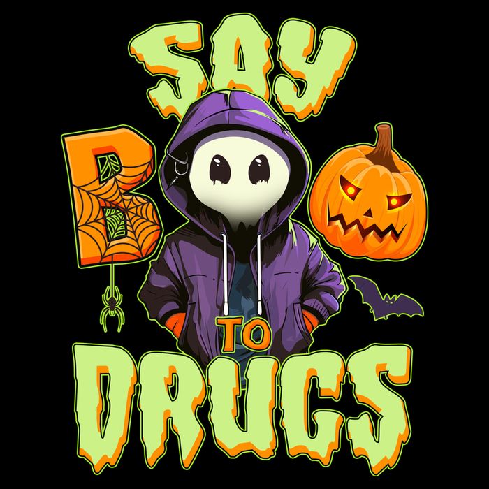Halloween Say Boo To Drugs Impact Tech Backpack