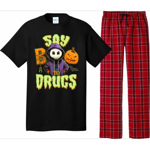 Halloween Say Boo To Drugs Pajama Set