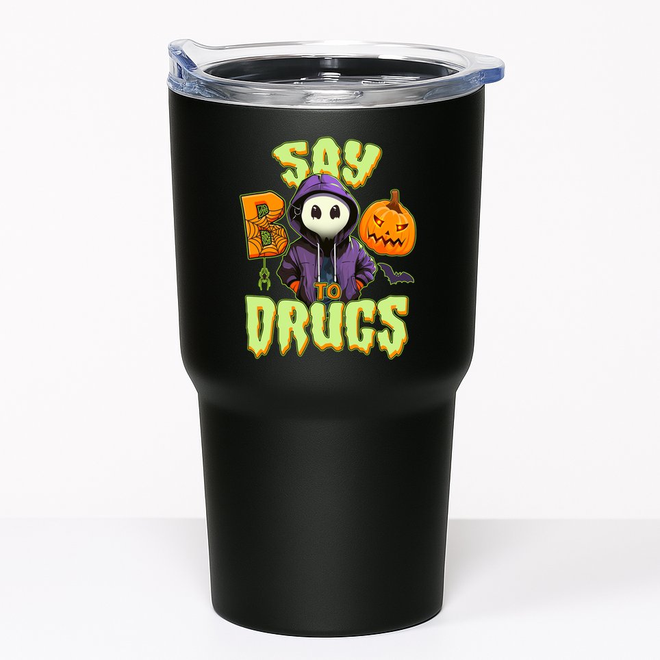 Halloween Say Boo To Drugs Tumbler