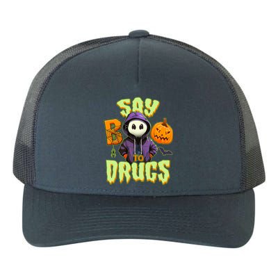 Halloween Say Boo To Drugs Yupoong Adult 5-Panel Trucker Hat