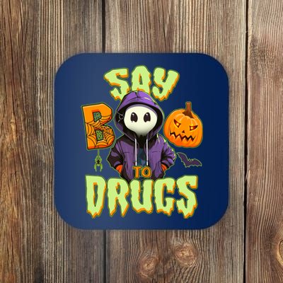 Halloween Say Boo To Drugs Coaster