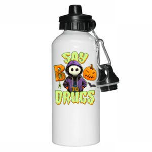 Halloween Say Boo To Drugs Aluminum Water Bottle 