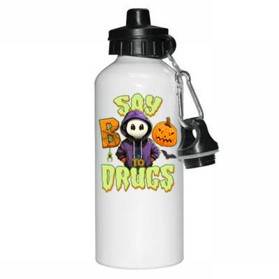 Halloween Say Boo To Drugs Aluminum Water Bottle