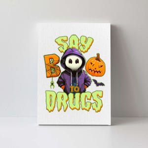 Halloween Say Boo To Drugs Canvas