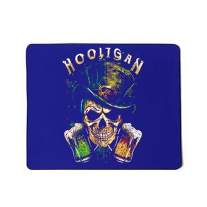 Hooligan Skull Beer Irish Gift Mousepad