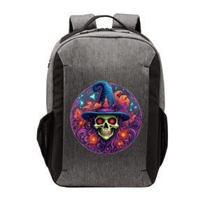 Halloween Scary Bony Green Witch Face Trick Treat Gift Vector Backpack