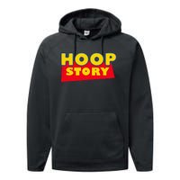 Hoop Story Basketball Fan Street Hoop Performance Fleece Hoodie