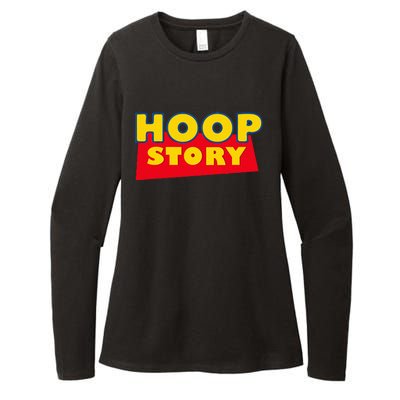 Hoop Story Basketball Fan Street Hoop Womens CVC Long Sleeve Shirt