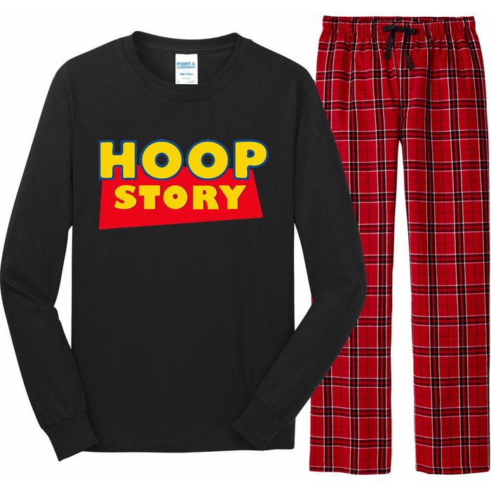 Hoop Story Basketball Fan Street Hoop Long Sleeve Pajama Set