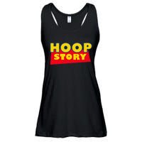 Hoop Story Basketball Fan Street Hoop Ladies Essential Flowy Tank