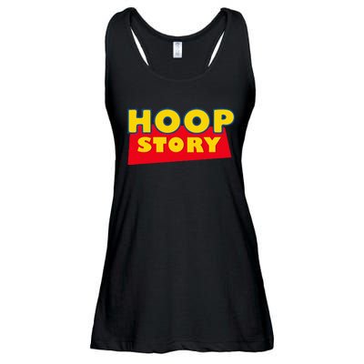 Hoop Story Basketball Fan Street Hoop Ladies Essential Flowy Tank