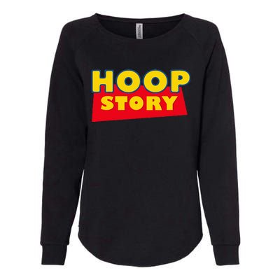 Hoop Story Basketball Fan Street Hoop Womens California Wash Sweatshirt