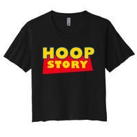 Hoop Story Basketball Fan Street Hoop Women's Crop Top Tee