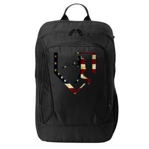 High School Baseball Season College Ball Player City Backpack