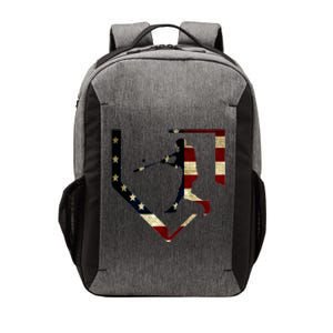 High School Baseball Season College Ball Player Vector Backpack