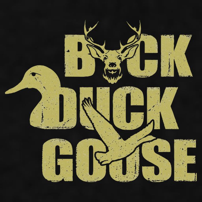 Hunting Season Buck Duck Goose Big Game Duck Ladies PosiCharge Tri-Blend Wicking Tank