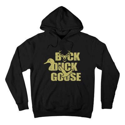 Hunting Season Buck Duck Goose Big Game Duck Hoodie