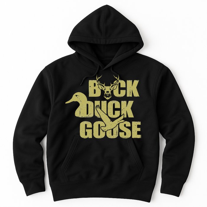 Hunting Season Buck Duck Goose Big Game Duck Hoodie