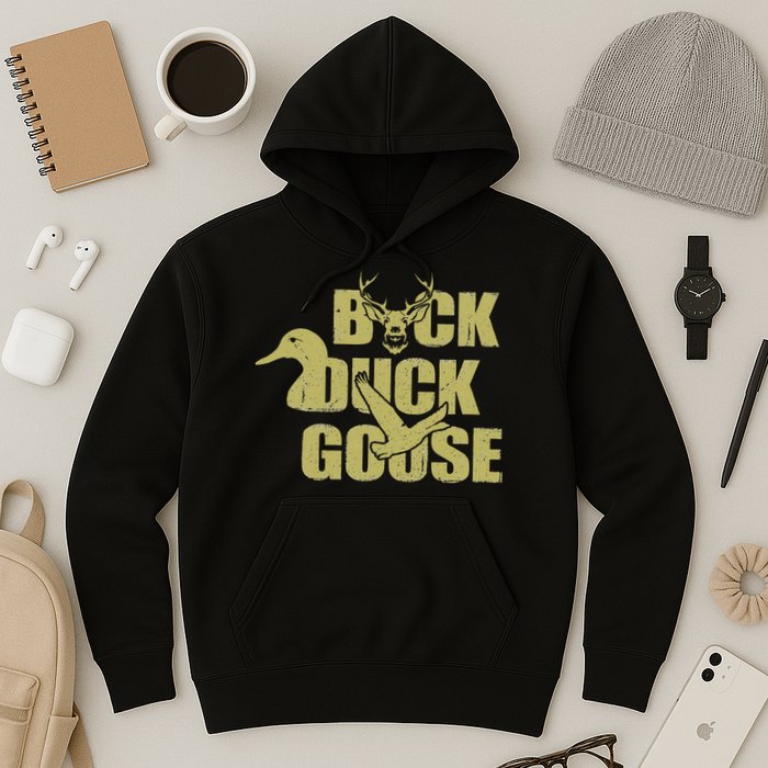 Hunting Season Buck Duck Goose Big Game Duck Hoodie
