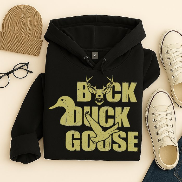 Hunting Season Buck Duck Goose Big Game Duck Hoodie