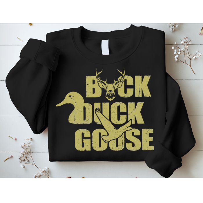 Hunting Season Buck Duck Goose Big Game Duck Sweatshirt