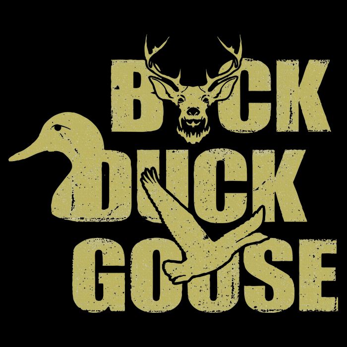 Hunting Season Buck Duck Goose Big Game Duck 7-Panel Snapback Hat