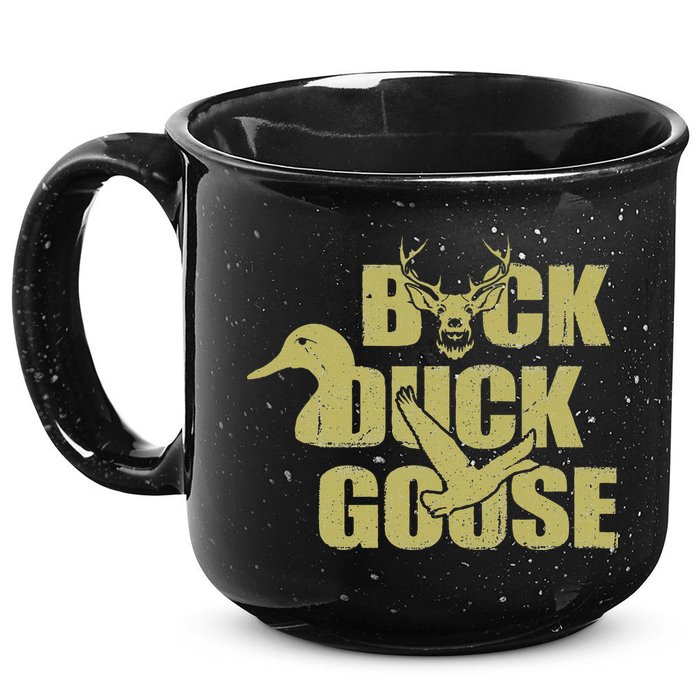 Hunting Season Buck Duck Goose Big Game Duck 15oz Campfire Ceramic Mug