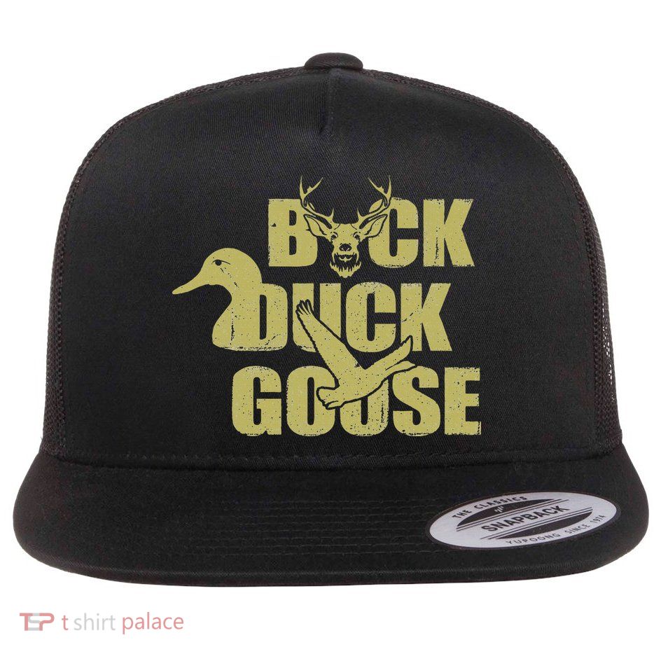 Hunting Season Buck Duck Goose Big Game Duck Flatbill Hat