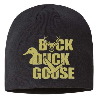 Hunting Season Buck Duck Goose Big Game Duck Sustainable Beanie