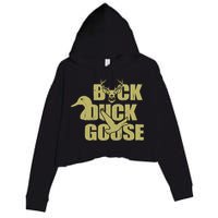 Hunting Season Buck Duck Goose Big Game Duck Crop Fleece Hoodie