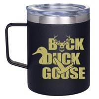 Hunting Season Buck Duck Goose Big Game Duck 12oz Stainless Steel Coffee Mug