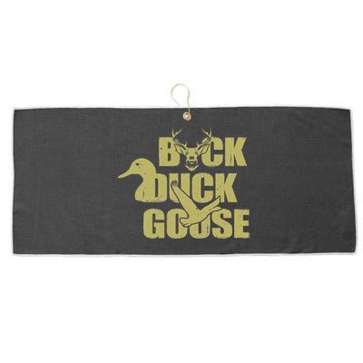 Hunting Season Buck Duck Goose Big Game Duck Large Microfiber Waffle Golf Towel