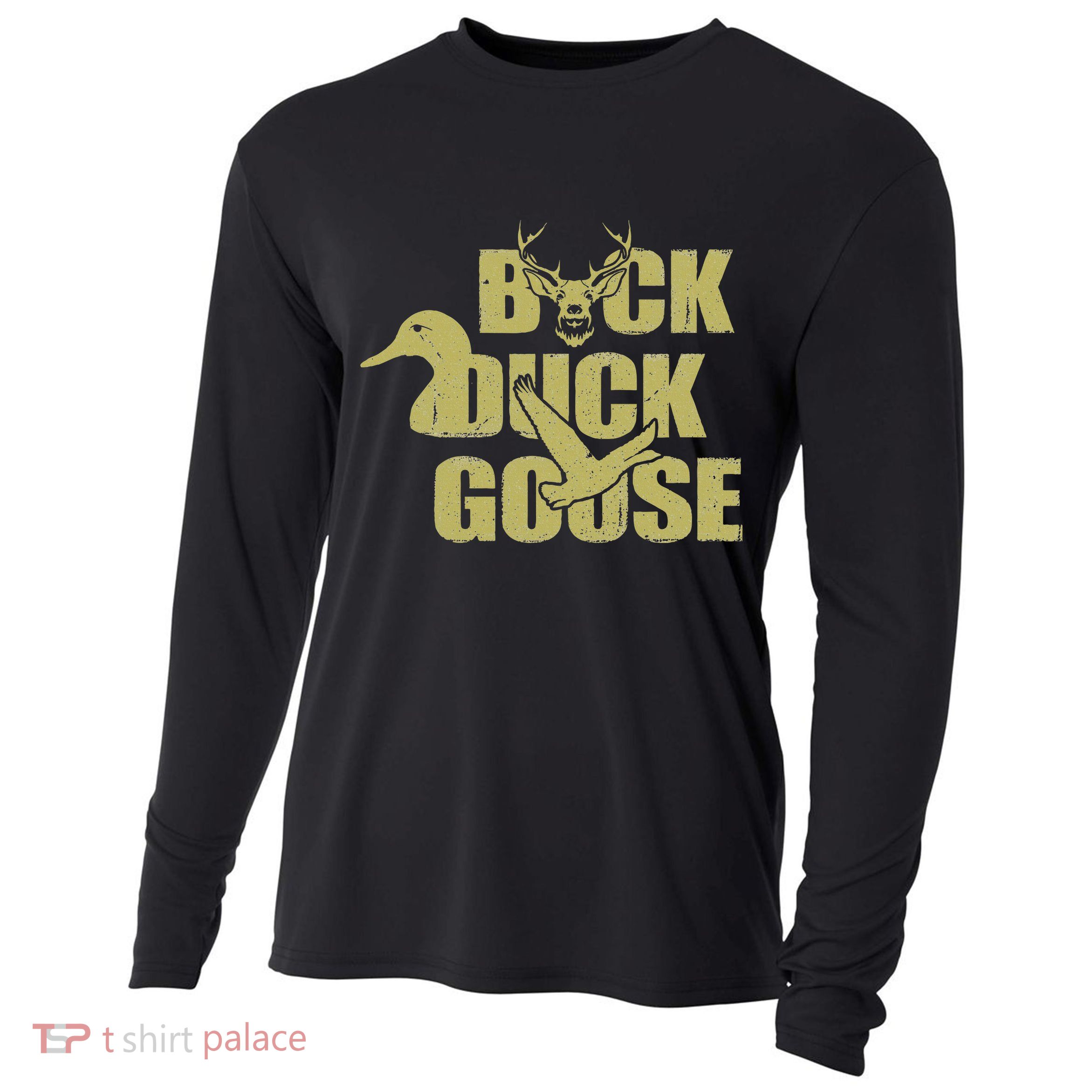 Hunting Season Buck Duck Goose Big Game Duck Cooling Performance Long Sleeve Crew