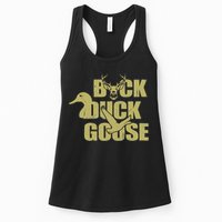 Hunting Season Buck Duck Goose Big Game Duck Womens Tank Top